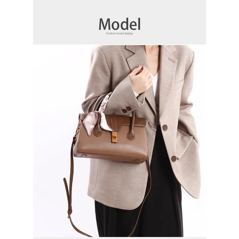 Fashionable and minimalist handbag for women, 2025 high-end crossbody bag, large capacity commuting handbag for women