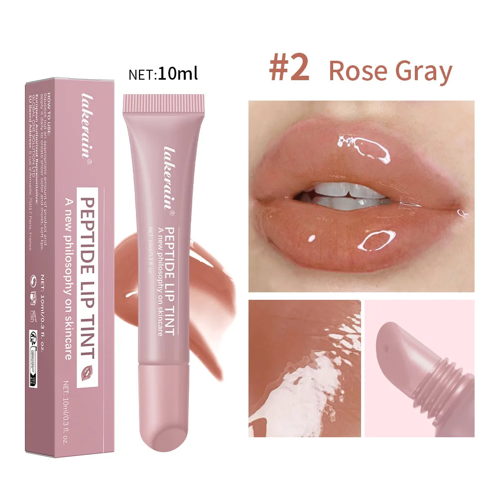 Lip Hydrating Lip Gloss Glitter Glossy Plumping Lipgloss High Shine Glass Finish Nude Colors Shiny Jelly Liquid Lipstick
