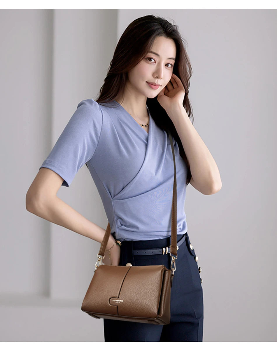 Ladies Hand Crossbody Bags For Women Leather Luxury Purses And Handbags Women Shoulder Bags Designer Bucket Sac