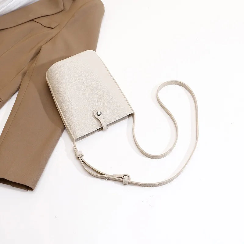 New Portable Women Handbags  Adjustable Pu Leather Shoulder Bags Luxury Large Capacity Crossbody Bags for Women Flap Phone Purse