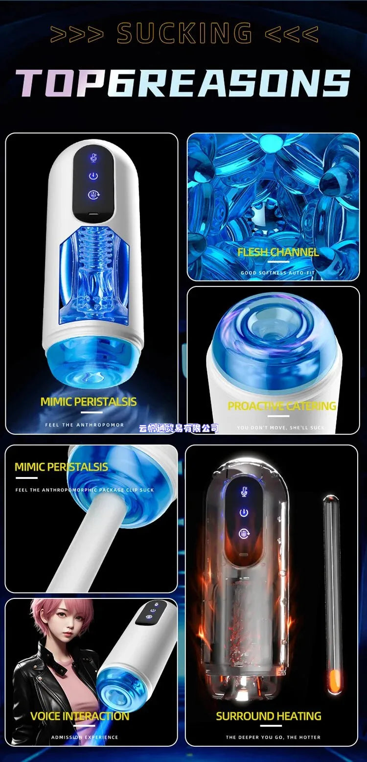 Adult products: Male masturbator, masturbation cup for masturbators, self-retractable rotating toy, pull-out airplane cup
