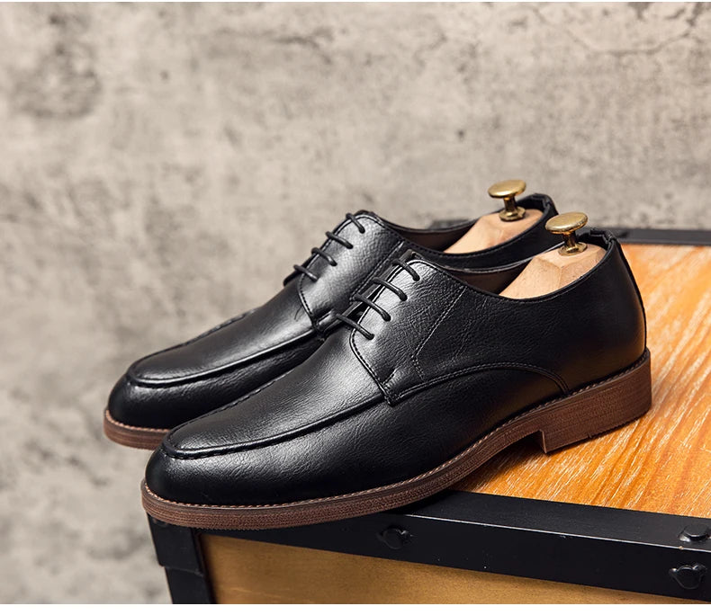 Men's Dress Shoes Classic Casual Business Leather Shoes Men Social Wedding Leather Shoes For Men Oxfords Formal Leather Shoes