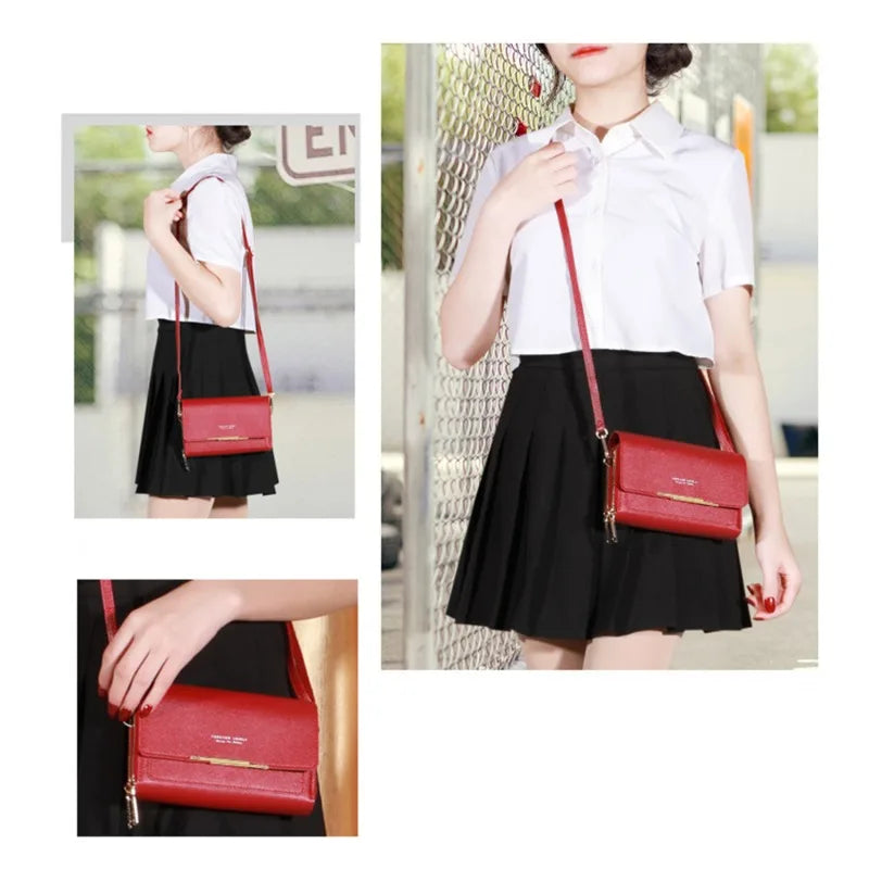 Women's Wallet Korean Handbag Multi Card Large Capacity Casual Shoulder Bag Mobile Phone Packet Fashion New Style