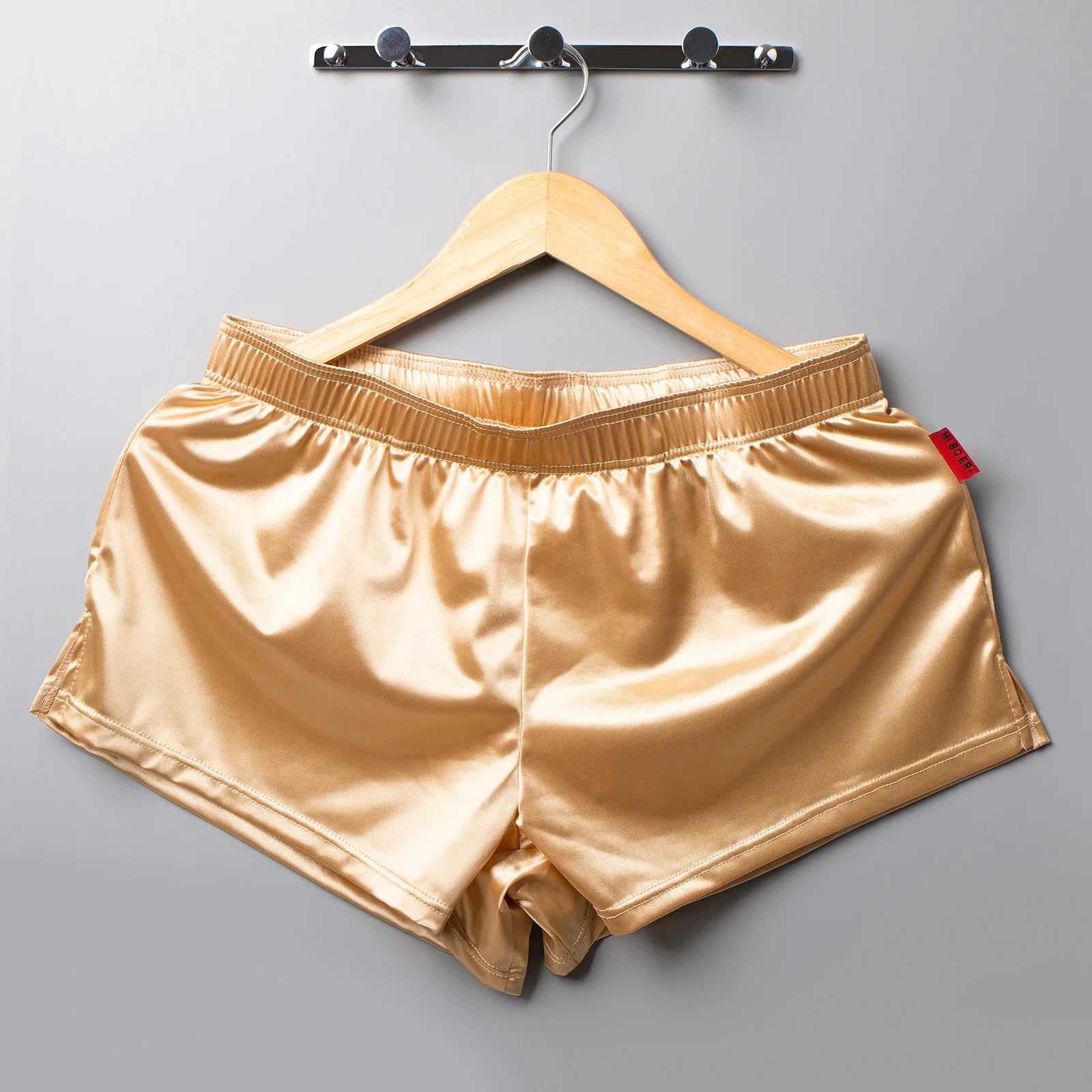 Sexy Sleepwear Nightwear Satin Short Pants Men Underwear Lounge Pajamas Homewear Sleep Bottoms Boxershorts