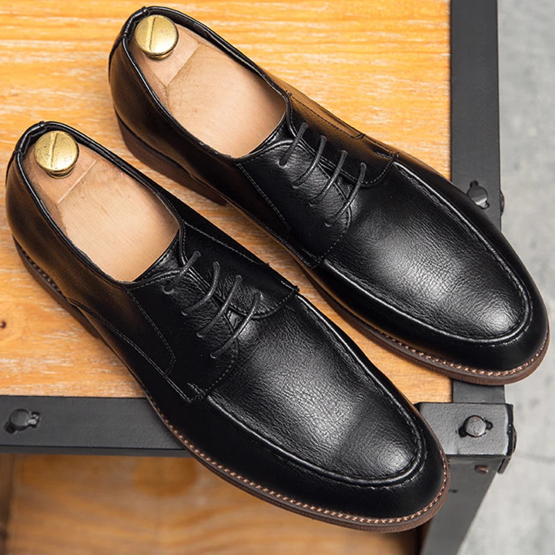 Men's Dress Shoes Classic Casual Business Leather Shoes Men Social Wedding Leather Shoes For Men Oxfords Formal Leather Shoes