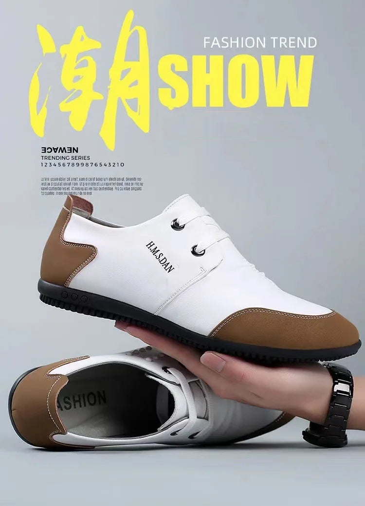 Dress Shoes for Men Casual Business Shoes Men Casual Loafers Office Party Wedding Shoes Leather Men Sapatos Formais Masculinos