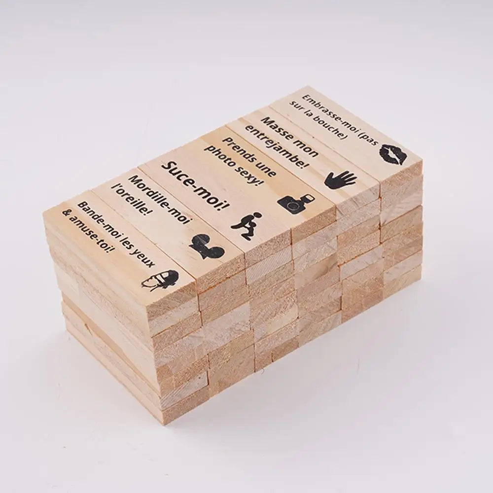 Block Tower Game For Adults Sex Toys Wooden Block For Tumbling Tower Stacking Games Erotica Party SM Block