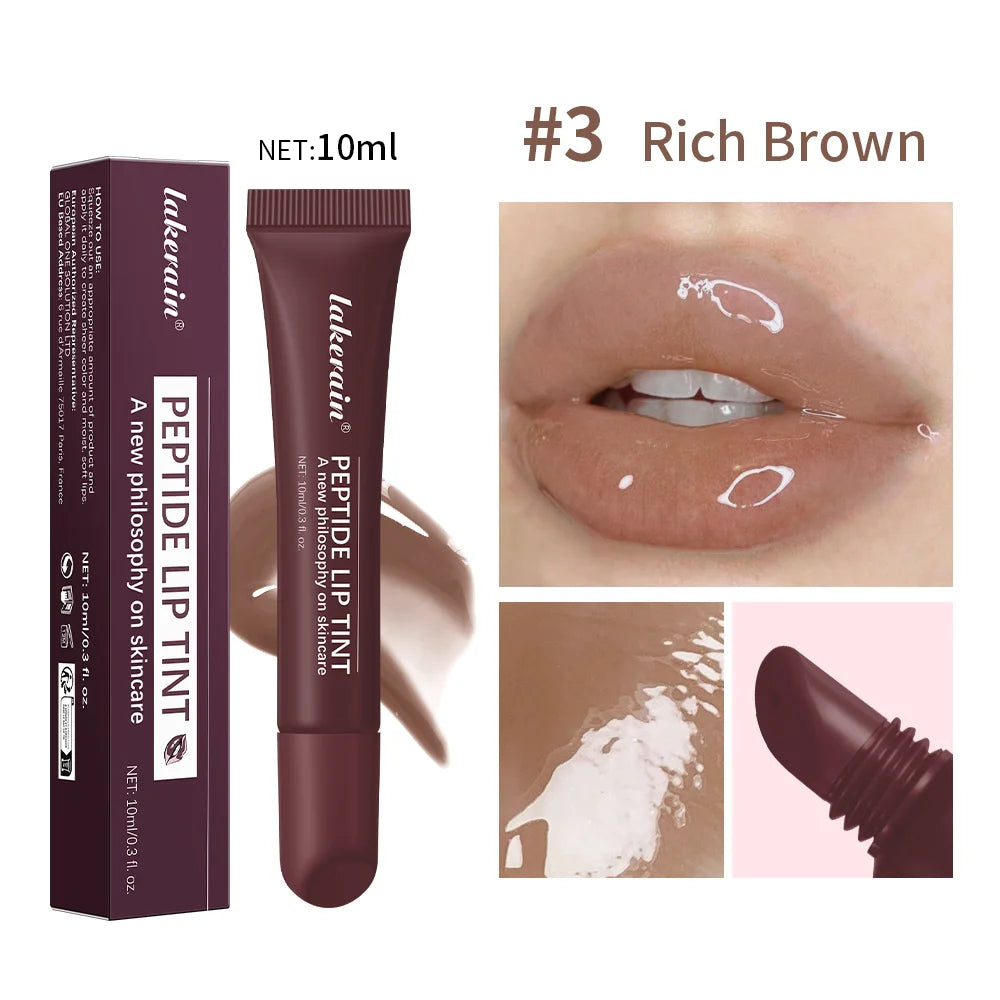 Lip Hydrating Lip Gloss Glitter Glossy Plumping Lipgloss High Shine Glass Finish Nude Colors Shiny Jelly Liquid Lipstick