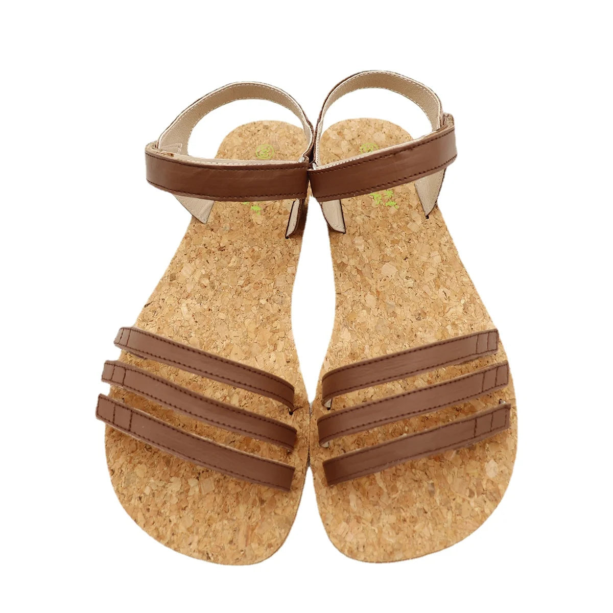 Tipsietoes 2025 Sprinng Barefoot Leather Flat Sandals For Women Shoes With New MInimalist Soft Sole