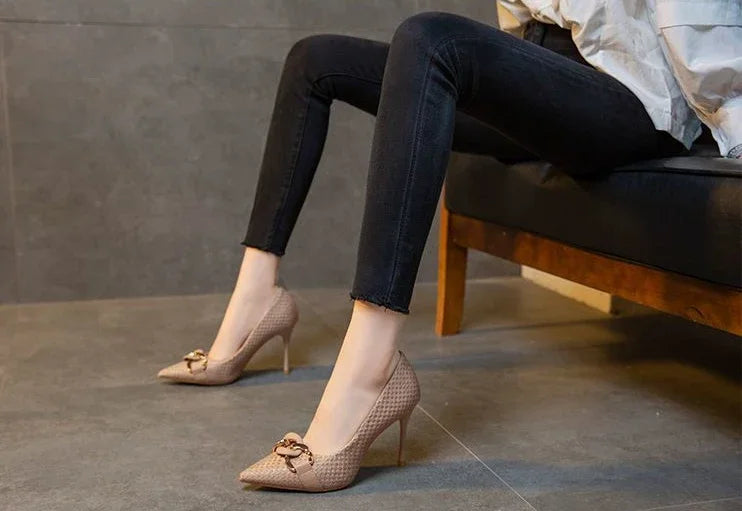 Women's Shoes High Heels Ladies Pumps Casual On Heeled Non Slip Chic And Elegant Hot Trendy Low Price Wholesale Lastest