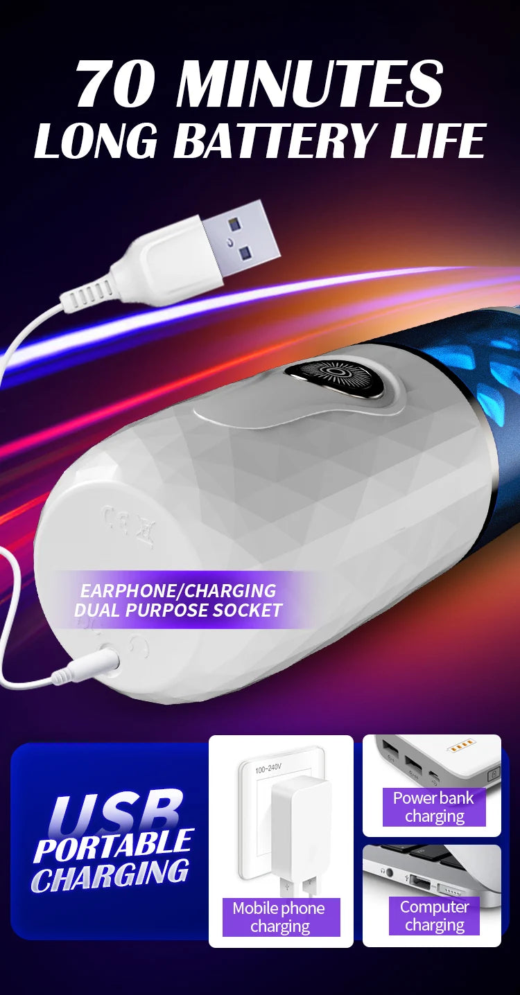 Adult Sex Toys for Men Automatic Masturbators For Men Male Sex Toy Vibrator Massager Blowjob Vibrator Delayed Ejaculation