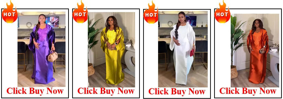 Customized Luxury Vintage Dresses For Women Wedding Party Prom Evening Gown Long Sleeve Dress Dashiki Beaded Robe Turkey African