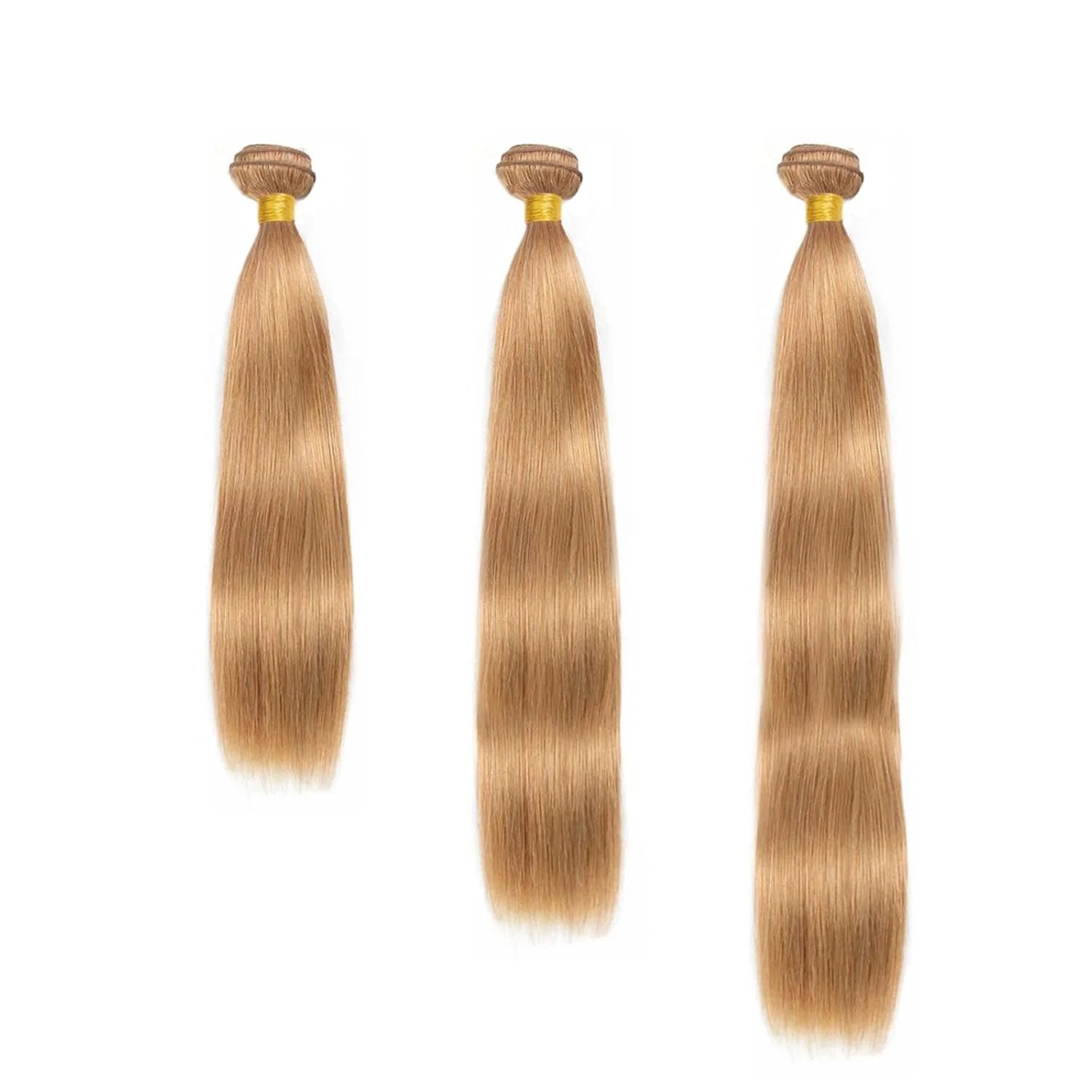 Straight Hair Bundles Human Hair 1/3/4 Pcs Virgin honey blond Hair Bundles Chocolate Brown reddish brown Straight Bundles