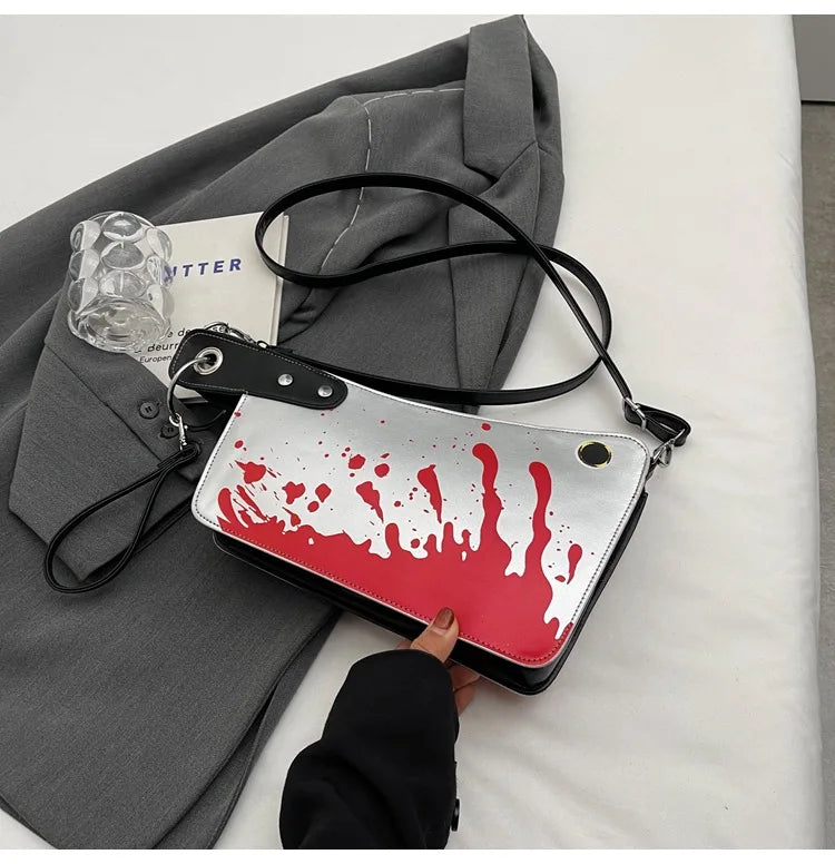 Small Purses And Handbags For Women Unique And Fun Design Leather Crossbody Shoulder Bag Knife Shaped Top Handle Bags Purse