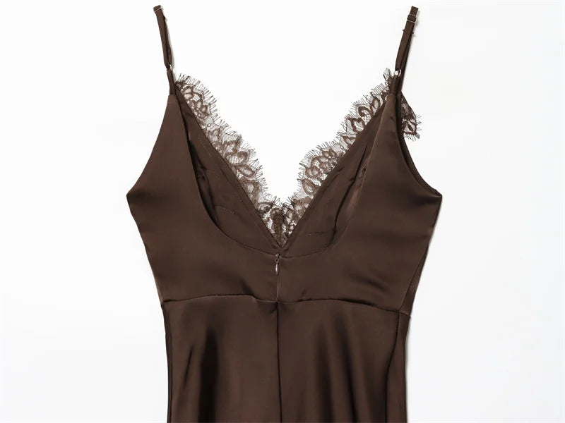 Women's Mini Dress 2025 New Fashion Fall Sexy Slip Dresses for Women Elegant Chic Ladies Dress