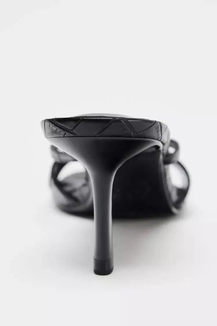 Women's High Heels Slippers Designer Heeled Shoes 2025 Summer Fashion Sandals Pumps Shallow Sexy Slides Stilettos Mujer Zapatos