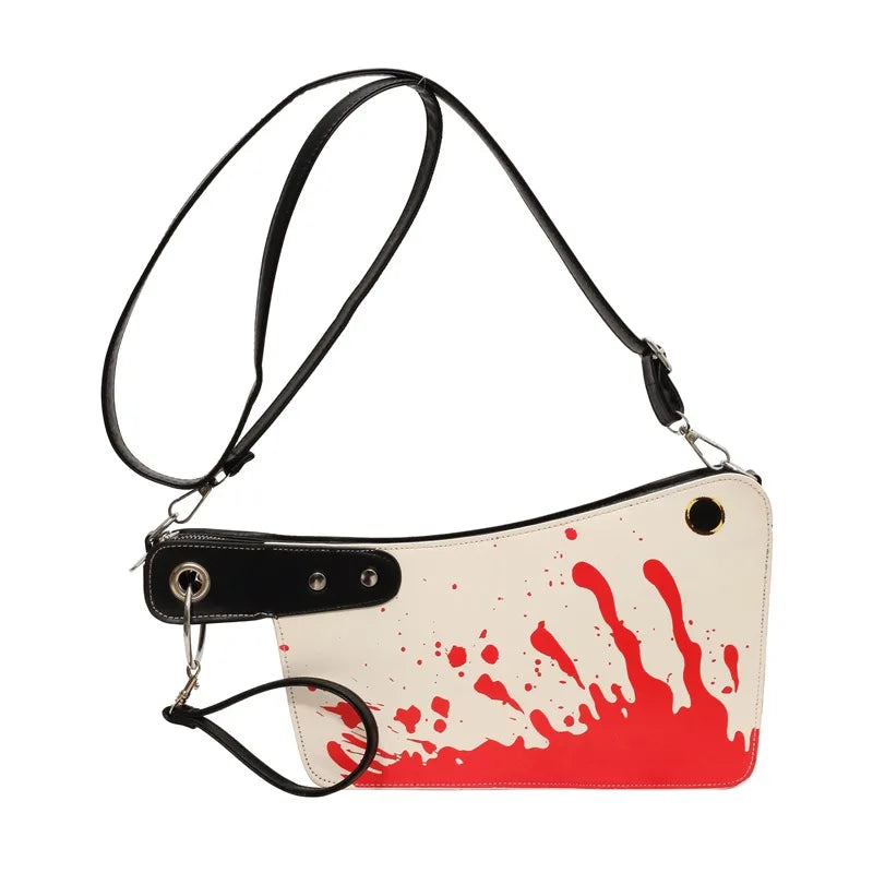 Small Purses And Handbags For Women Unique And Fun Design Leather Crossbody Shoulder Bag Knife Shaped Top Handle Bags Purse