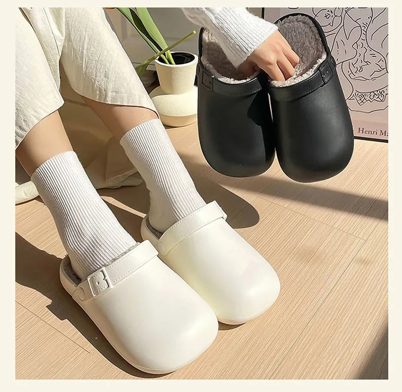 Slippers Woman 2025 Winter Shoes For Women's Home Slippers Winter House Shoes Woman Outwear Indoor Slippers Living Room Shoes