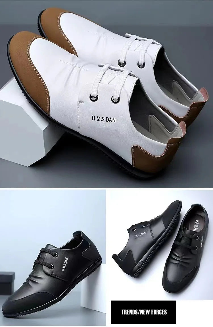 Dress Shoes for Men Casual Business Shoes Men Casual Loafers Office Party Wedding Shoes Leather Men Sapatos Formais Masculinos