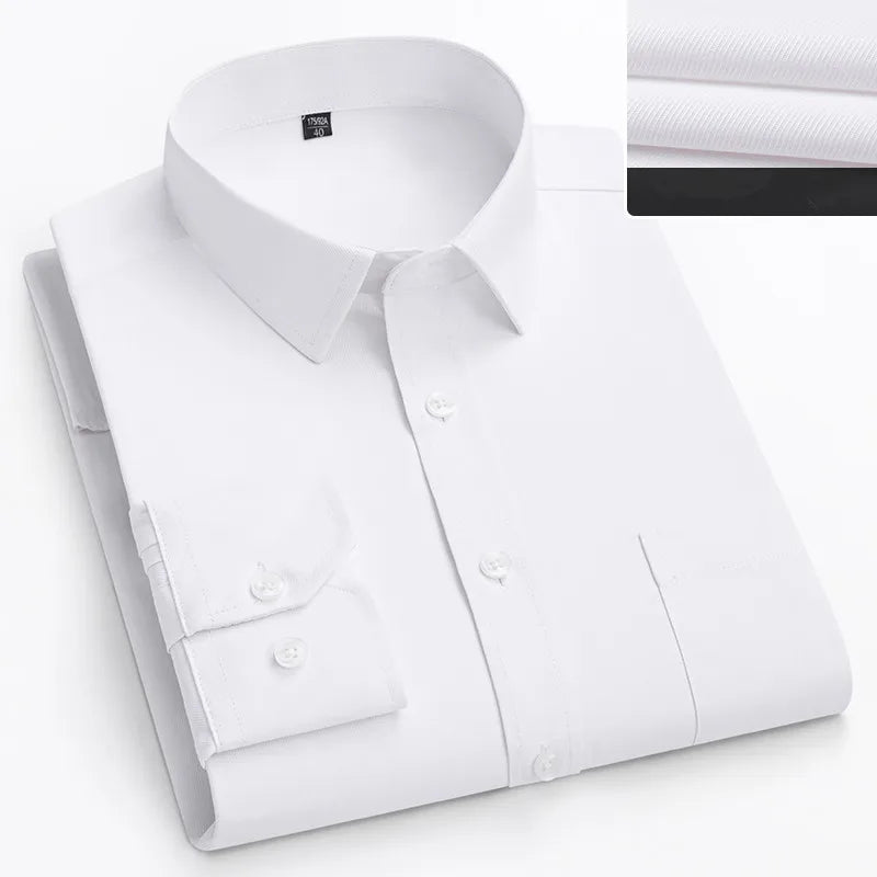 Lynett Lamar Men's Plus Size Long Sleeve Dress Shirt — Sizes 8XL to 11XL