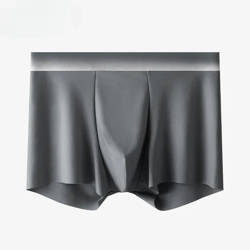 Ice silk Men's Underwear Men's Boxers Cotton crotch Men's New Breathable Four-corner Boxer Shorts мужские трусы  boxers for men