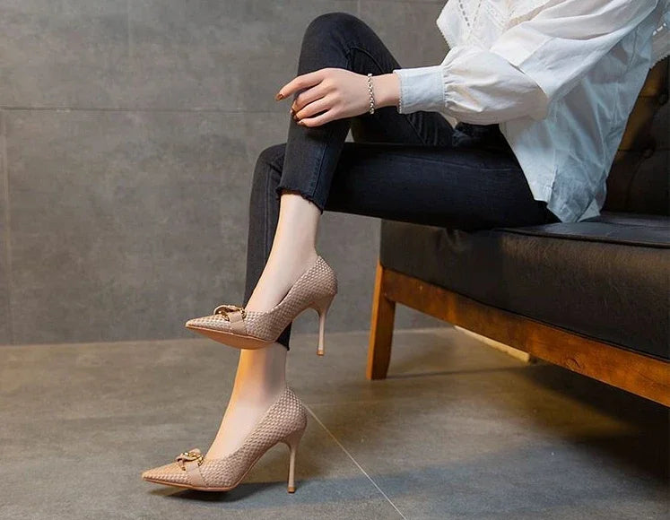 Women's Shoes High Heels Ladies Pumps Casual On Heeled Non Slip Chic And Elegant Hot Trendy Low Price Wholesale Lastest