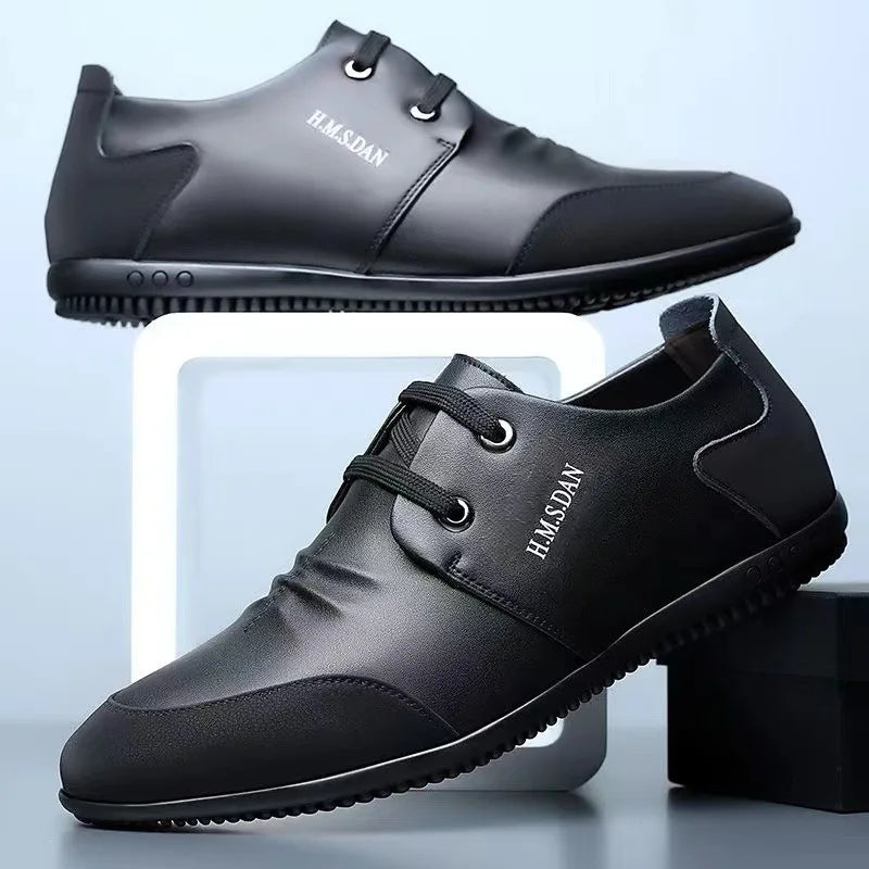 Dress Shoes for Men Casual Business Shoes Men Casual Loafers Office Party Wedding Shoes Leather Men Sapatos Formais Masculinos