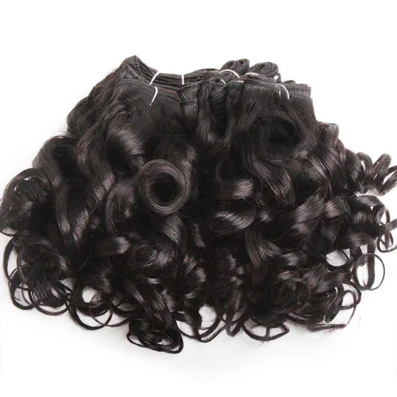 Human Hair Bundles 6 Bundles Ombre Bouncy Curl Bundles For Women Natural Brazilian Hair Weaves 200G For A Full Head Blonde T1B30