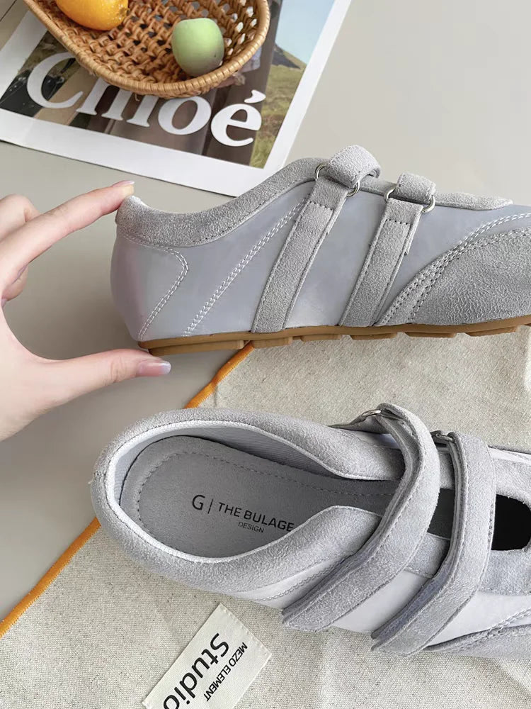 Flats Women's Sports Shoes Fashion Sneakers Casual Shallow Loafers Shoes Walking Ballet Shoes Trend Cozy Zapatillas De Mujer