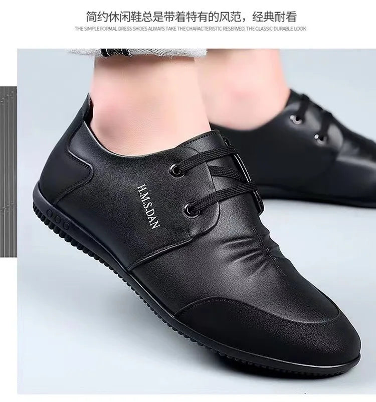 Dress Shoes for Men Casual Business Shoes Men Casual Loafers Office Party Wedding Shoes Leather Men Sapatos Formais Masculinos