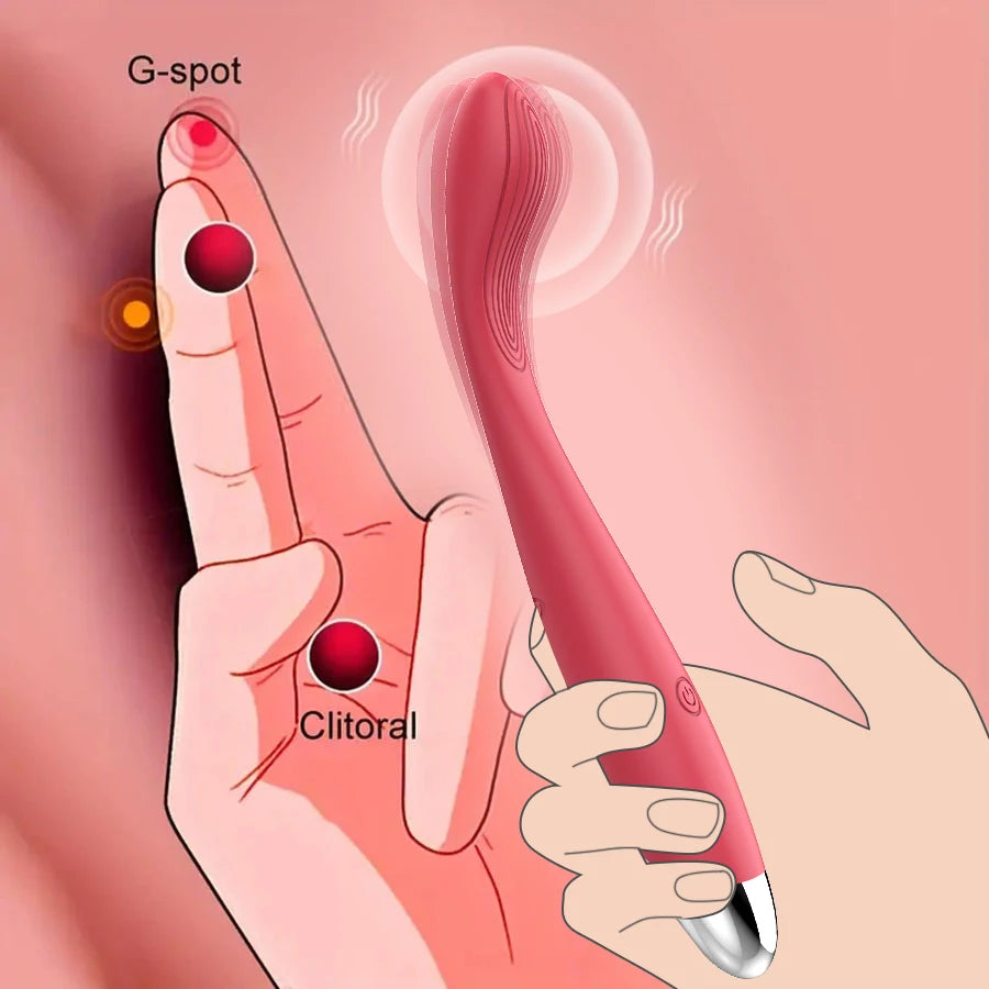 Adult toy vibrator, female adult sex toy, G-spot clitoral vibrator, clitoral stimulator, for couples' foreplay