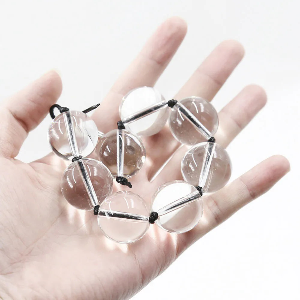 Adult Sex Toys Basic Beads, Smooth Anal Bead, Beginners Play Anal Trainer Toy for Women Couples