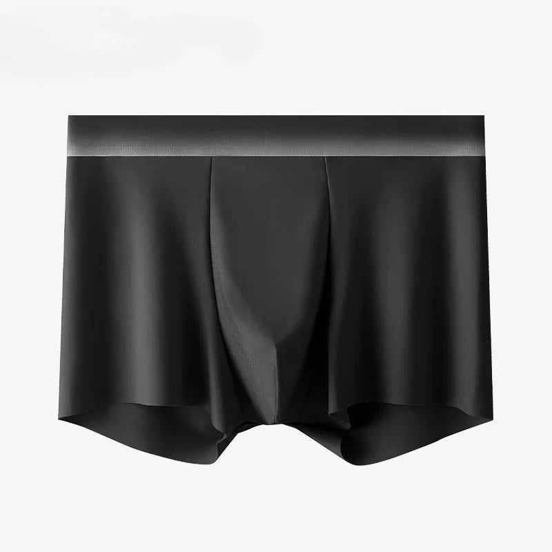 Ice silk Men's Underwear Men's Boxers Cotton crotch Men's New Breathable Four-corner Boxer Shorts мужские трусы  boxers for men