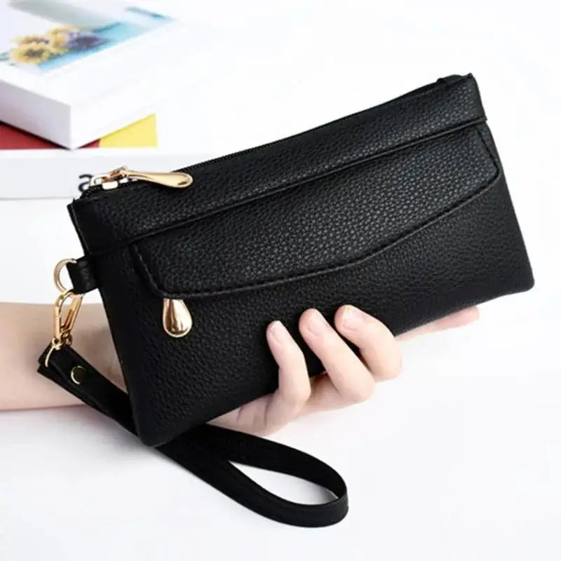 New Pu Women Wallets Purses Fashion Long Zipper Women's Wallet Money Coin Holder Female Purse