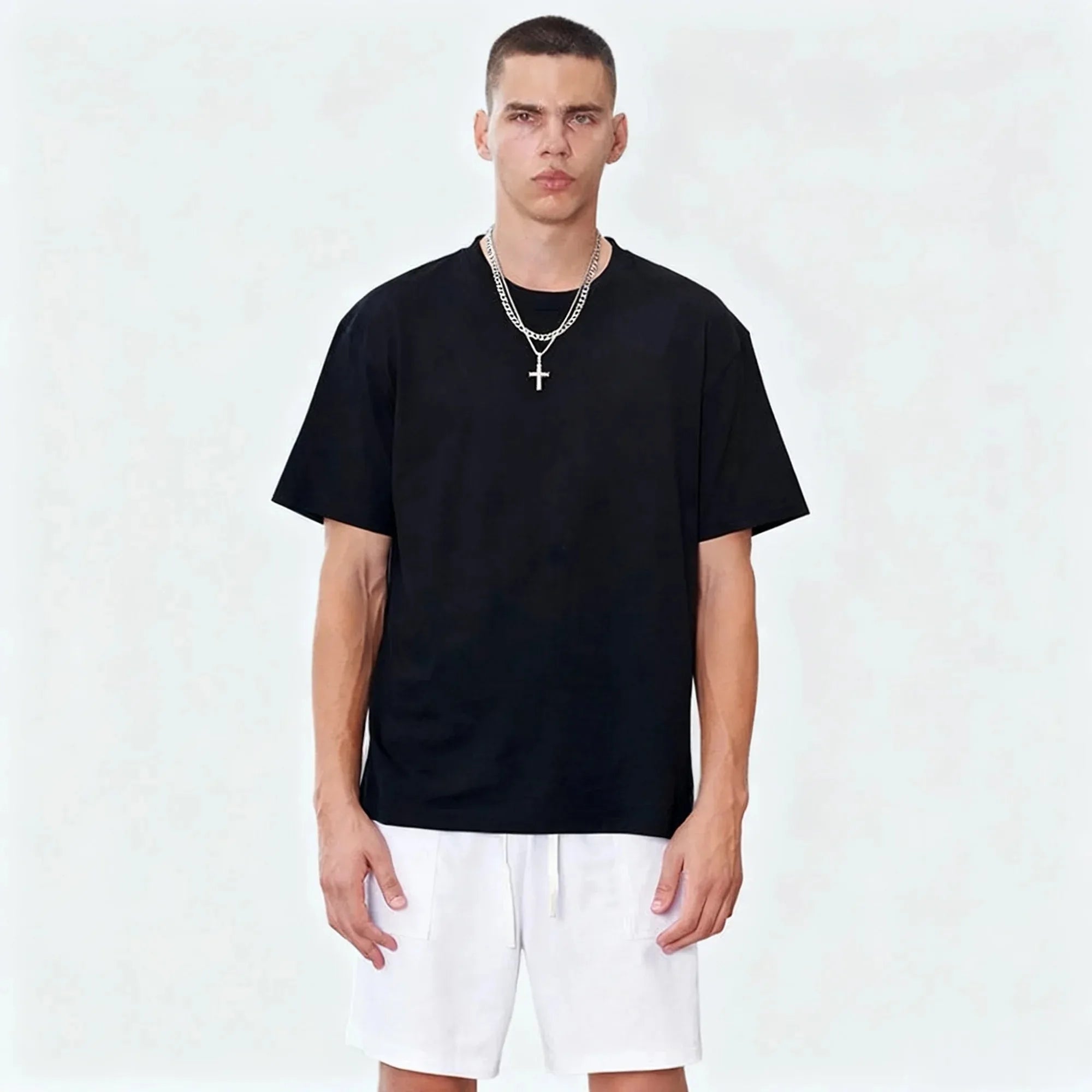 Streetwear New Niche Street Style Versatile Short-sleeved T-shirt for Both Men Women Oversized Casual Trendy Tops Tee Clothing