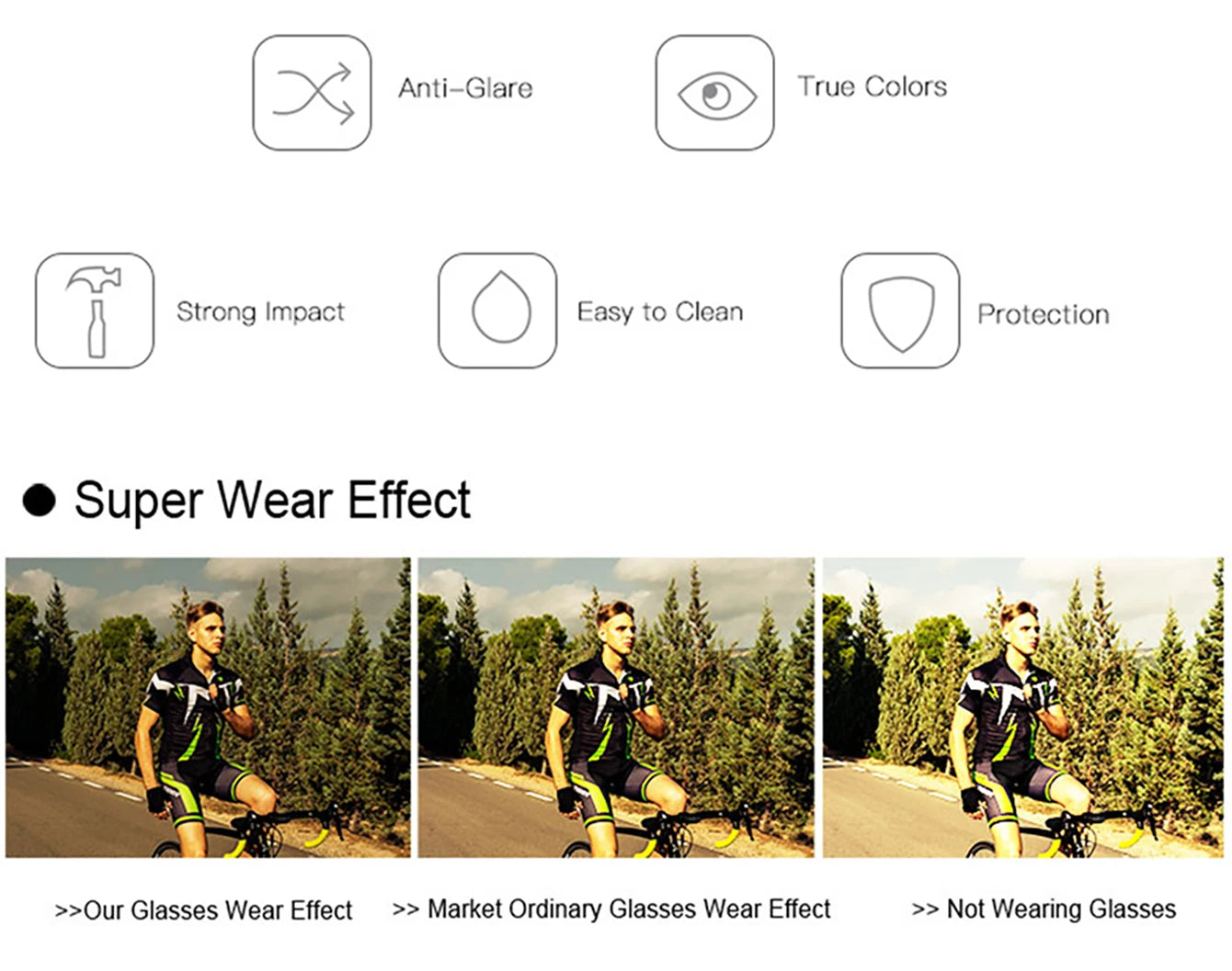 Trendy Fishing Sunglasses for Men and women Casual Windproof Eyewear with UV Protection for Outdoor Sports, Running Cycling