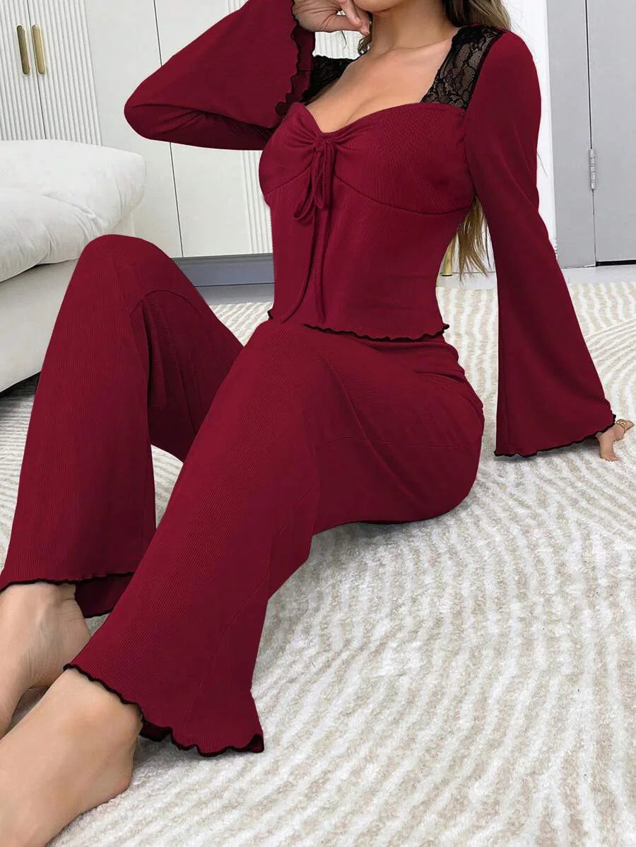 Sleep Shirts Pajamas for Women Pj Sets for Woman Pajama Pants Women's Sleep Wear Sexi Women's Home Clothes Nightgowns Pijama