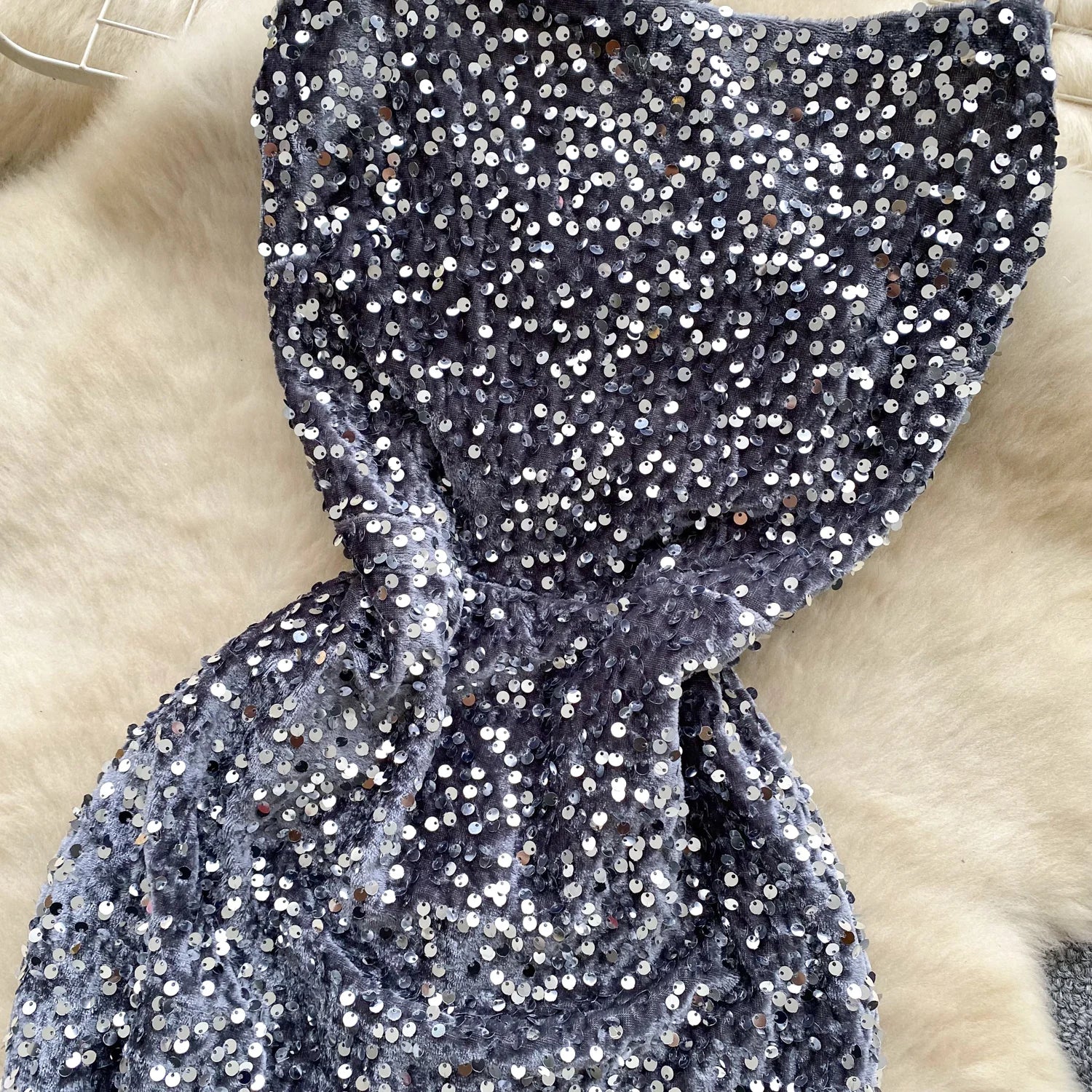 vintage Elegant hollow out velour dress Chic Vestidos Women Fashion Retro Party ceremony dresses