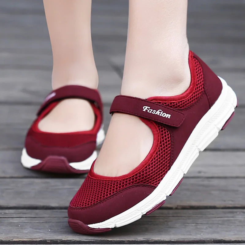 Flat Shoes For Women Light Breathable Autumn Summer Footwear Comfortable Flats Women Moccasins Zapatos Mujeres Mary Jane Shoes