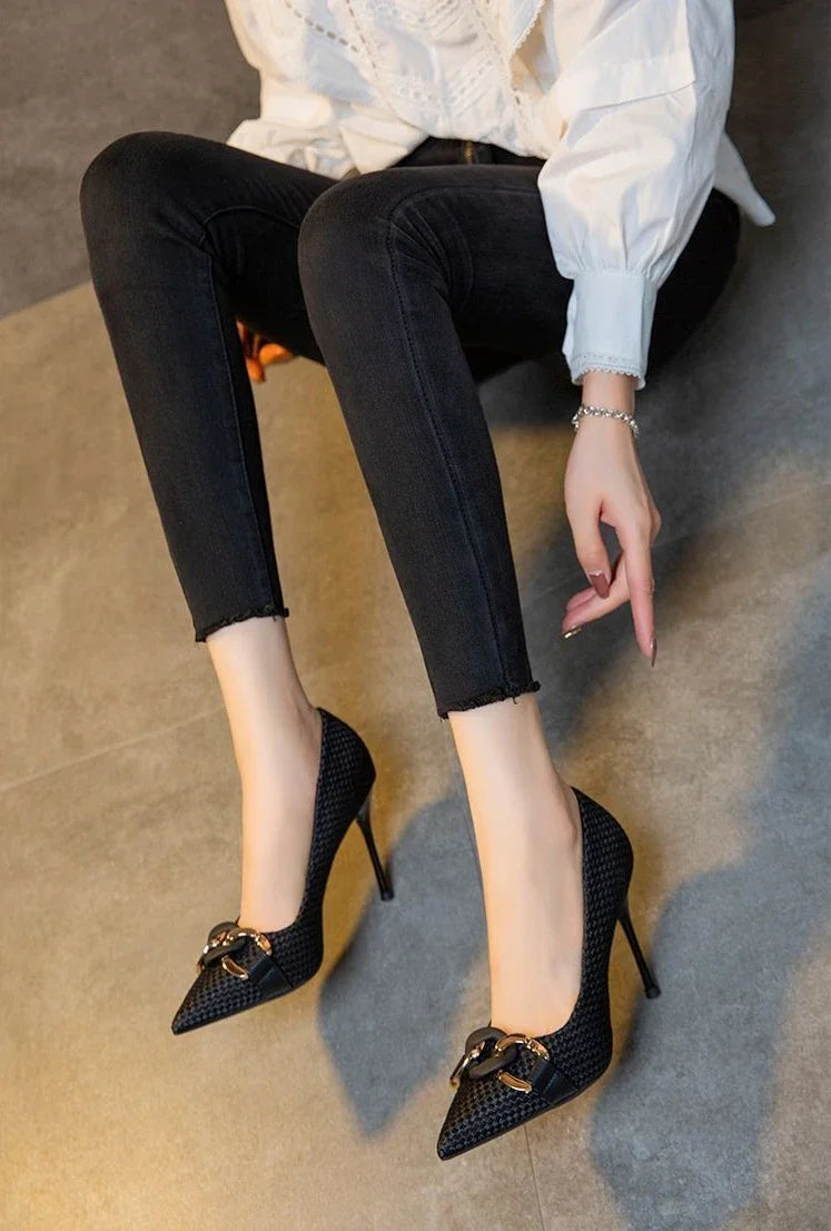 Women's Shoes High Heels Ladies Pumps Casual On Heeled Non Slip Chic And Elegant Hot Trendy Low Price Wholesale Lastest