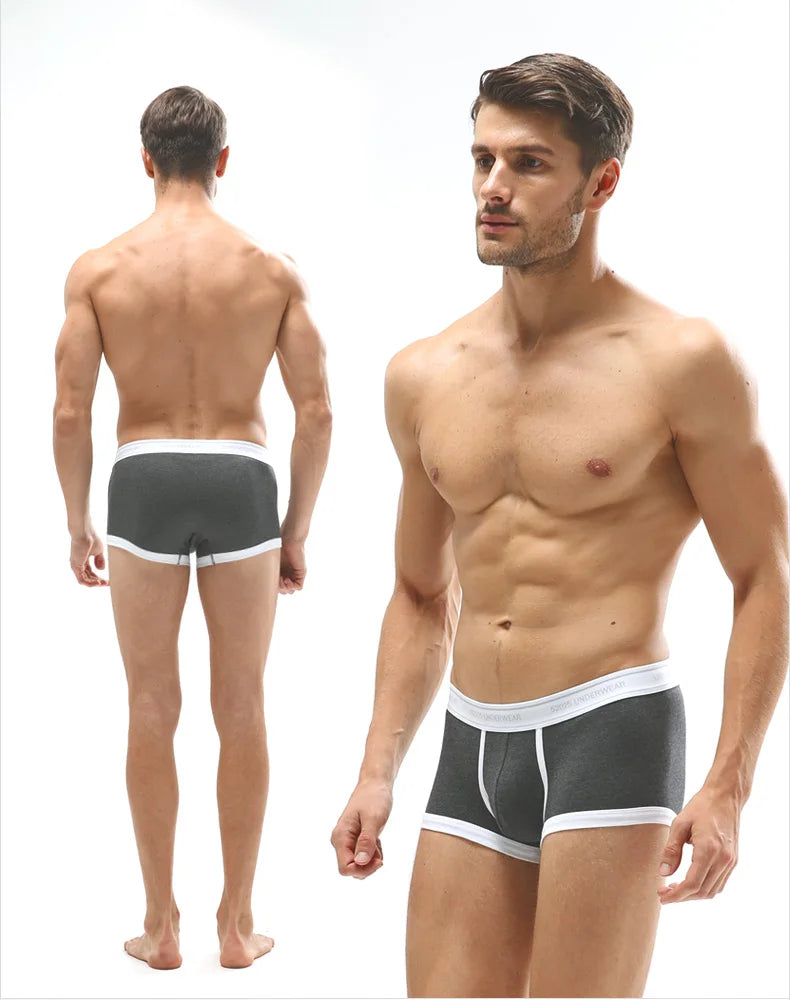 52025 Men’s Boxers – Crafted from Cotton-Modal Blend, Naturally Plant-Dyed, Breathable, Antibacterial & Exceptionally Soft