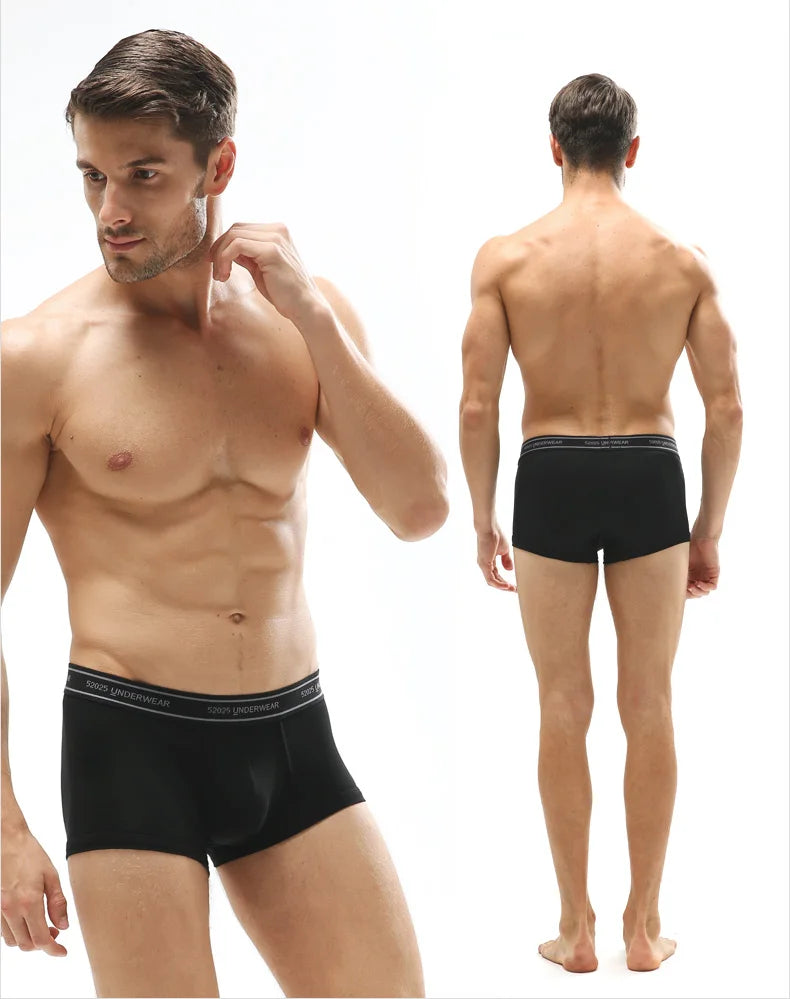 52025 Men’s Boxers – Crafted from Cotton-Modal Blend, Naturally Plant-Dyed, Breathable, Antibacterial & Exceptionally Soft