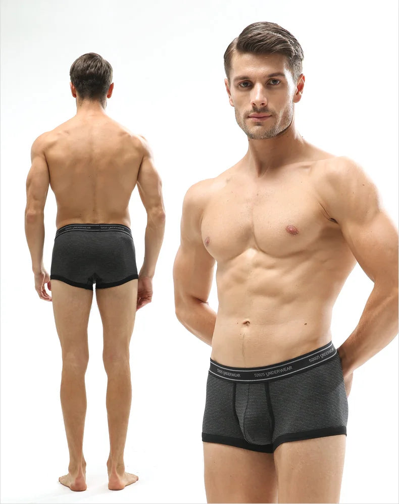 52025 Men’s Boxers – Crafted from Cotton-Modal Blend, Naturally Plant-Dyed, Breathable, Antibacterial & Exceptionally Soft