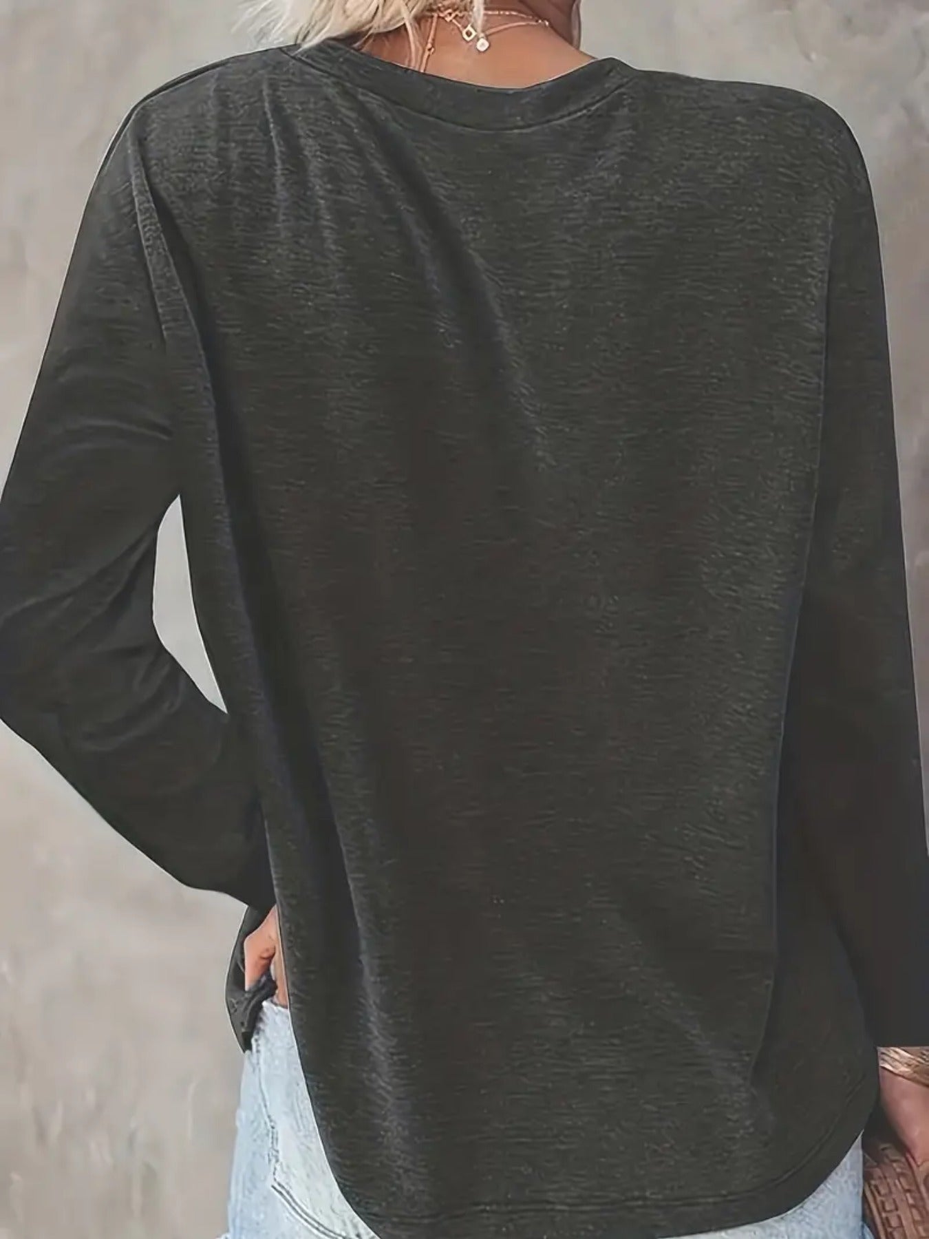 Women's Pumpkin Print Crew Neck Long Sleeve T-Shirt - Turquoise Blue & Golden Pumpkin Patch Design with Leopard Spot Accent, Casual Fall/Spring Top (Sizes S-2XL) | Pumpkin Season Outfits, Jeans Pairing, Machine Washable Layer