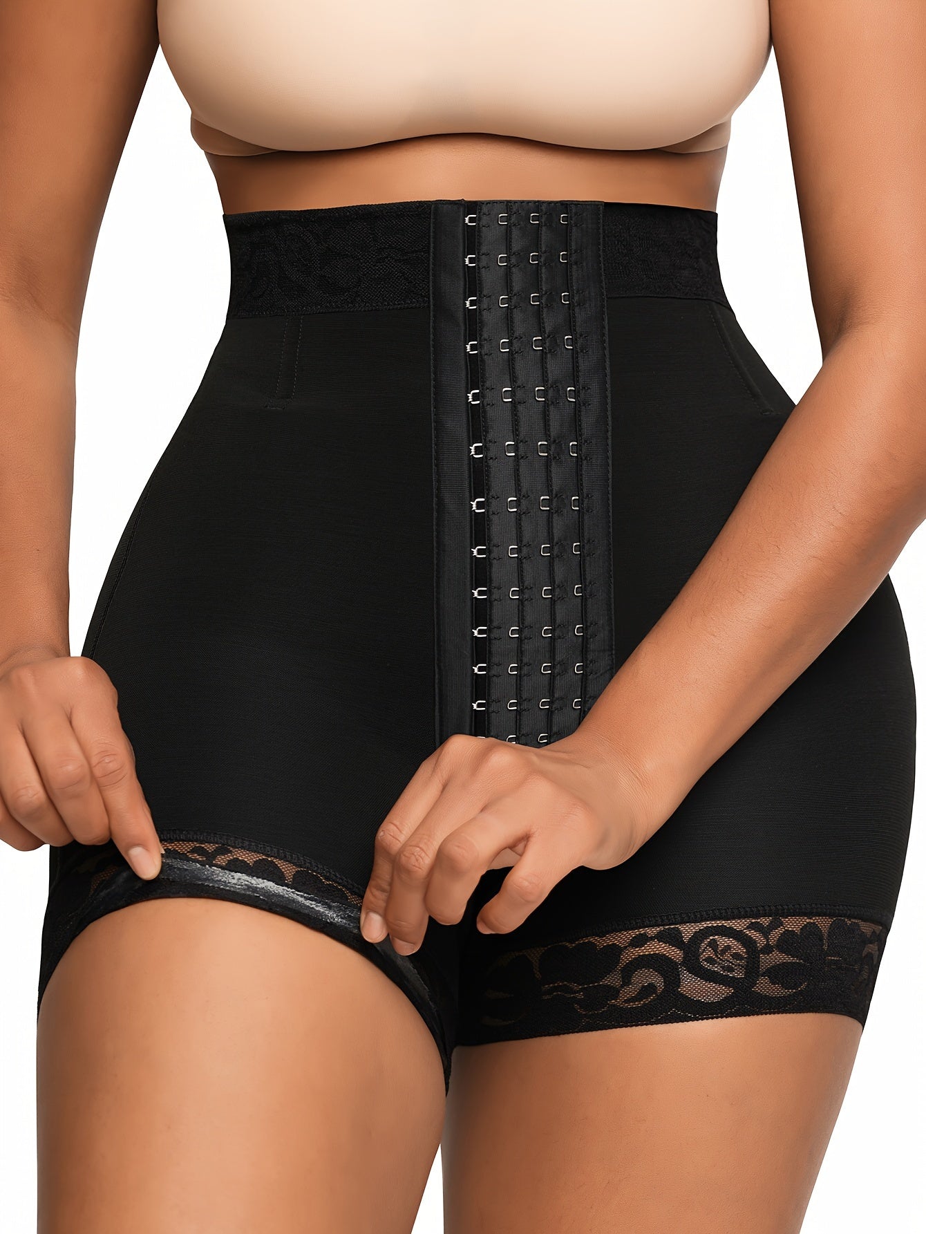 [Tummy Control Shapewear Shorts] Adjust Hooks Women Shorts Tummy Control Shapewear Shorts